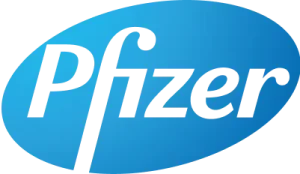 Pfizer logo – client of Looking Forward Consulting